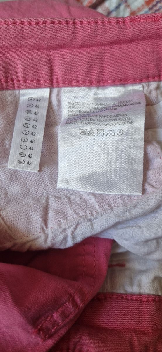 Pantalón pirata señora rosa