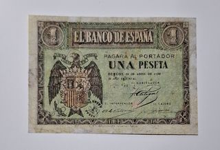 1 Peseta 1938 Abril serie L214