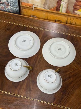 Pareja Tazas Porcelana Bidasoa España