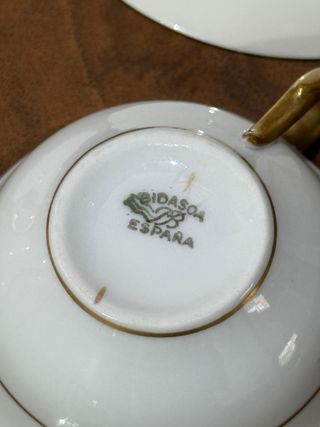 Pareja Tazas Porcelana Bidasoa España