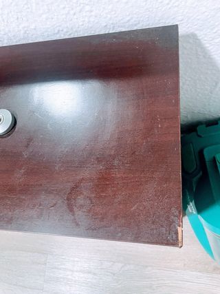 Recibidor moderno madera y cristal