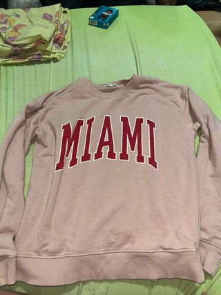 Sudadera rosa MIAMI