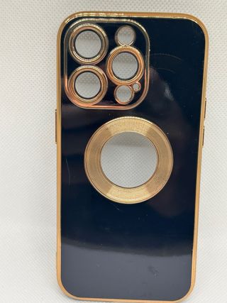 Cover iPhone 14 Pro/Max Nero Oro