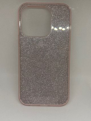 Cover Glitter iPhone 14 Pro/Max Rosa