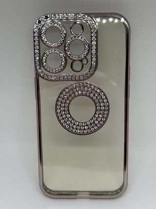Cover iPhone 14 Pro/Max con strass