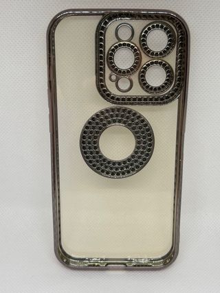 Cover iPhone 14 Pro/Max con strass