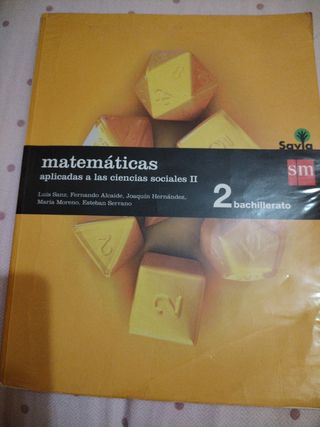 Matemáticas aplicadas a las ciencias sociales I...