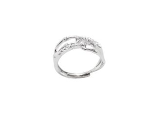 anillo plata 925mm con piedra con circonita t. 1 (13,05 mm)