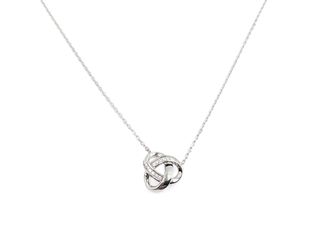 collar plata 925mm con piedra con circonita 19 5cm