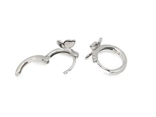 argollas plata 925mm con piedra con circonita