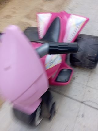 Moto eléctrica infantil rosa