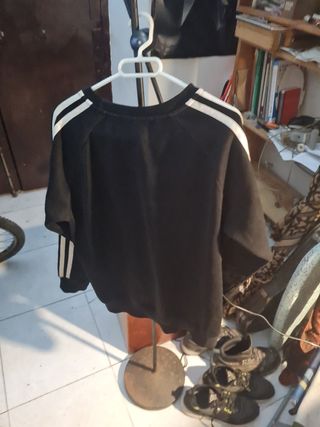 Sudadera Palace Negra Rayas