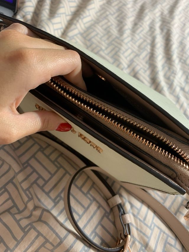 Bolso Michael Kors Rosa y Blanco