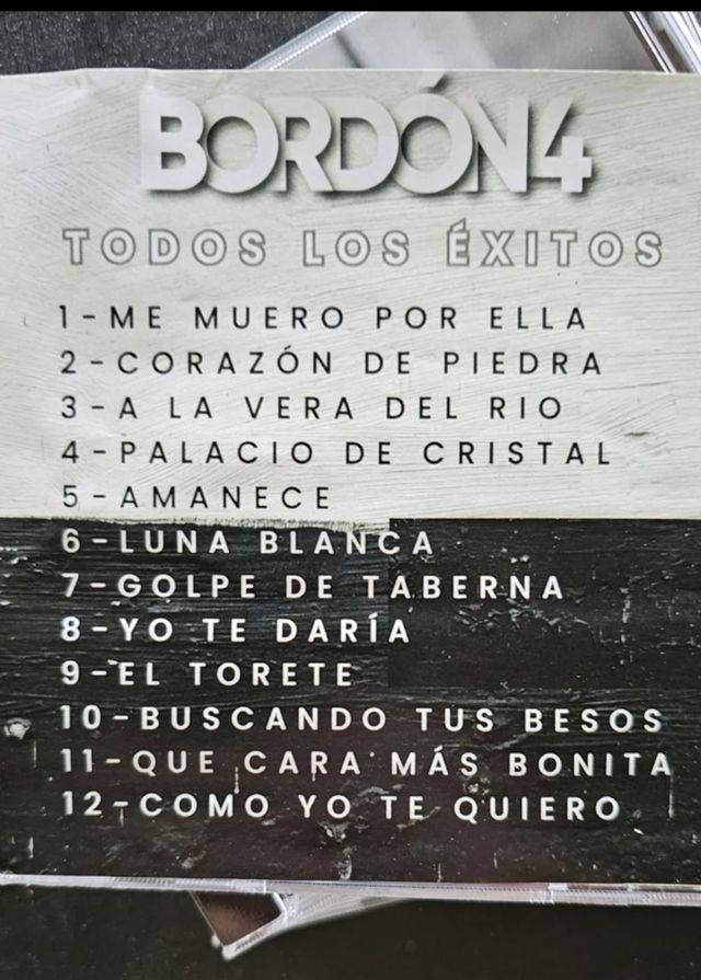 CD Bordon 4 - Todos los Éxitos