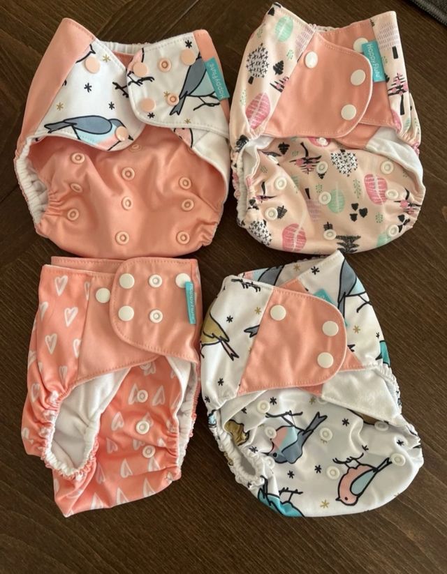 Set de 4 pañales reutilizables Happy Flute