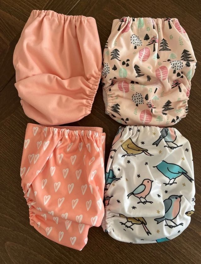 Set de 4 pañales reutilizables Happy Flute