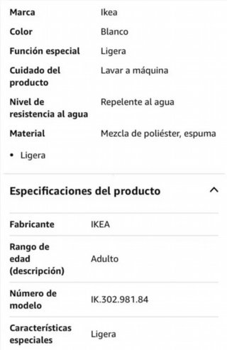 Colchoncillo Ikea TUDDAL 160x200cm