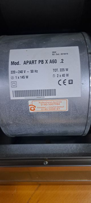 Campana extractora de cocina