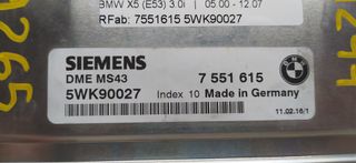 CENTRALITA MOTOR UCE BMW SERIE X5 (E53)