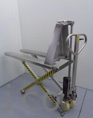 Transpaleta Tijera Inoxidable - 1000 Kg