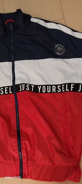 Chaqueta Cortavientos Tricolor