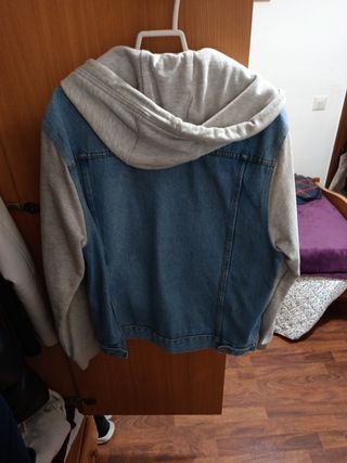 Chaqueta Vaquera con Capucha Talla L
