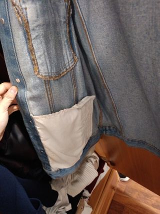 Chaqueta Vaquera con Capucha Talla L
