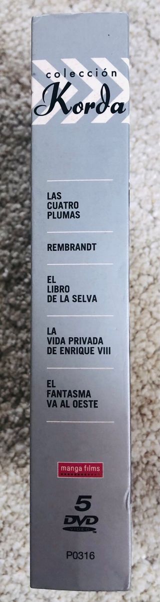 Colección Korda 5 DVDs