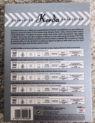 Colección Korda 5 DVDs