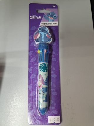Bolígrafo Disney Stitch 10 colores