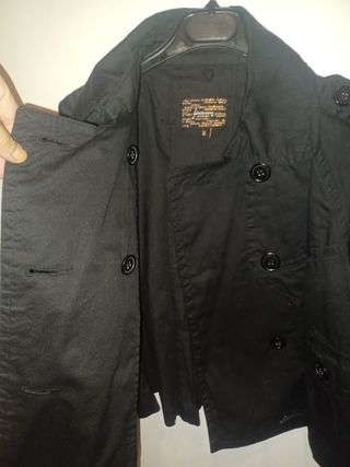 Chaqueta Stradivarius Negra Talla M Actual CaSual