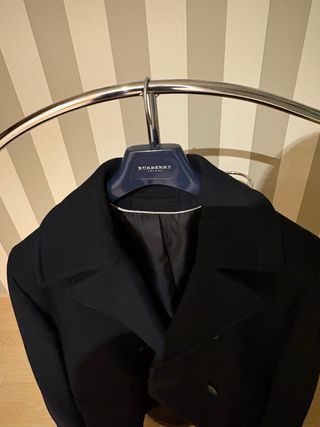 Chaqueta de paño Selected azul marino.