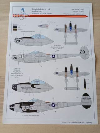 P-38L LIGHTNING MAQUETA 1/32 TRUMPETER
