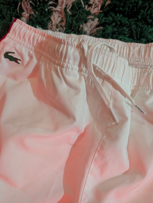 Pantalones Deportivos Lacoste Blancos