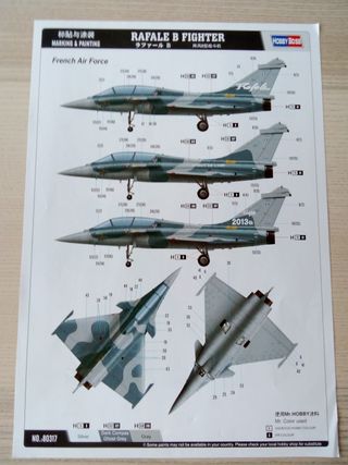 RAFALE B FIGHTER MAQUETA HOBBY BOSS 1/48