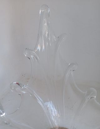 Antiguo centro de mesa cristal de murano