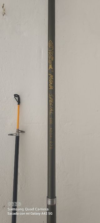 Lote 3 cañas pesca tal como se ve anunc