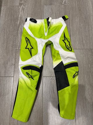 Pantalones Motocross Alpinestars Verde/Blanco