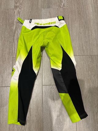 Pantalones Motocross Alpinestars Verde/Blanco