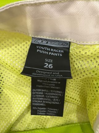 Pantalones Motocross Alpinestars Verde/Blanco