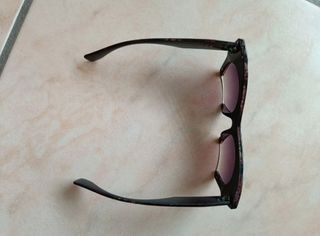 Occhiali da sole floreale rosa cat-eye