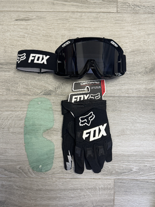 Pack FOX: Gafas + Guantes + Lente Extra 21