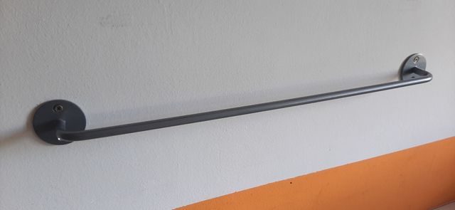 Set 3 Cestini Ikea con Barra Blu/Bianco