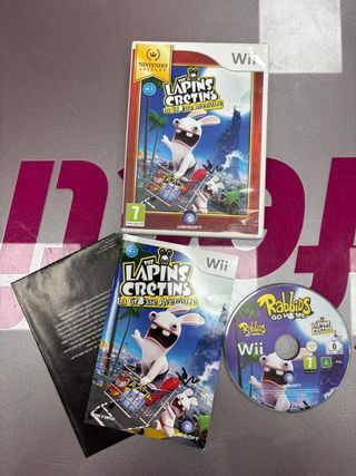 Videojuego Wii the lapins cretins wii