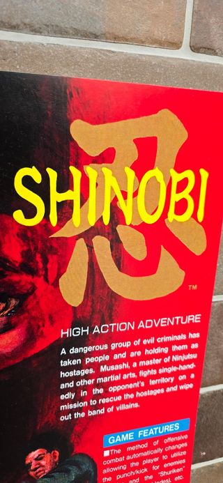 Shinobi SEGA Set Poster A3 2pz.