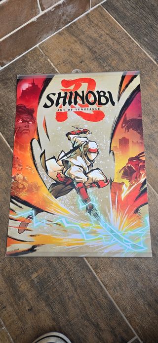 Shinobi SEGA Set Poster A3 2pz.