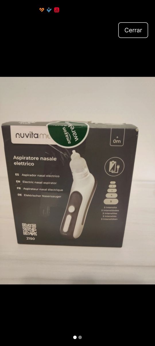 Aspirador nasal eléctrico