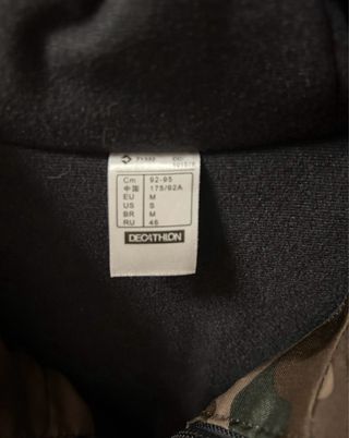 Chaqueta anorak camuflaje