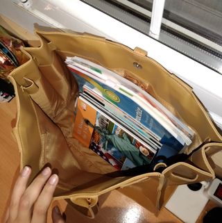 Bolso grande beige mujer