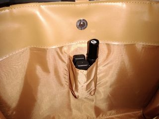 Bolso grande beige mujer